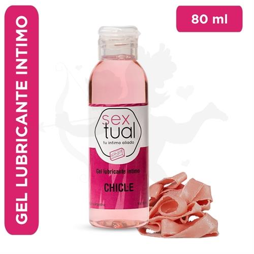 Gel lubricante sabor chicle 80ml